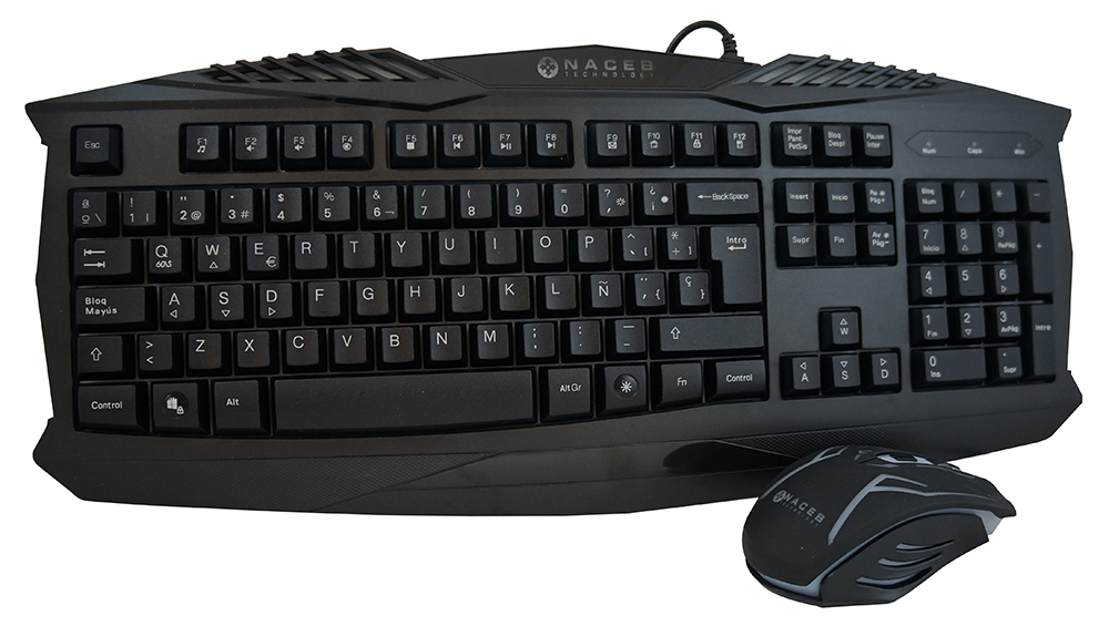 NACEB BD NA-617 KIT TECLADO & MOUSE GAMING RGB