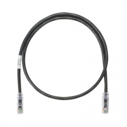 Panduit Cable Patch NetKey Cat6 UTP RJ-45 Macho - RJ-45 Macho 3/05 Metros Negro