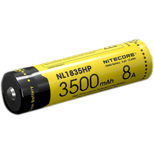 Nitecore NL1835HP High Performance Protected Li-Ion Battery (3.6V, 3500mAh, 8A)