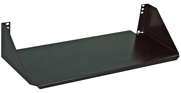CHAROLA PARA  MODEM ACERO 19" X 7" NEGRO NEGRO LISO
