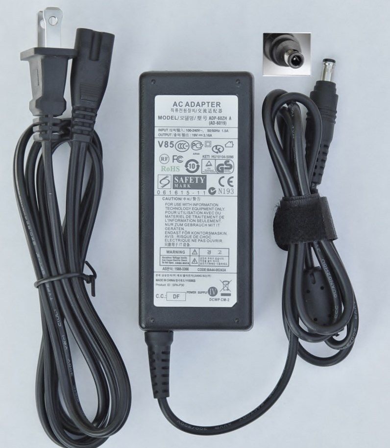 AC Adapter Cord Charger For Samsung NP400B2B-A01US NP400B4B-A01US NP600B5B-S01US