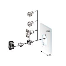 SCHNEIDER ELECTRIC NSYTT8CRN INSERTO DE BLOQUEO, CUBIERTA ESPACIAL CRN, INSERTO TRIANGULAR DE 8MM