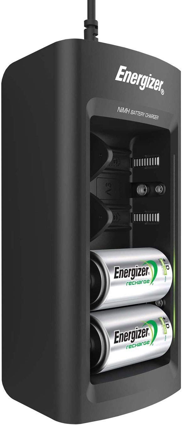 Cargador (AA, AAA, C, D, 9V)  Energizer universal
