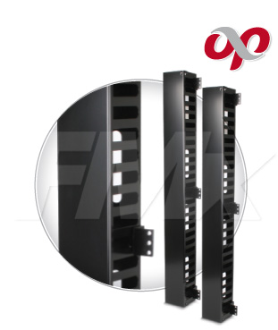 ORGANIZADOR VERTICAL METÁLICO. 1mt sencillo metálico