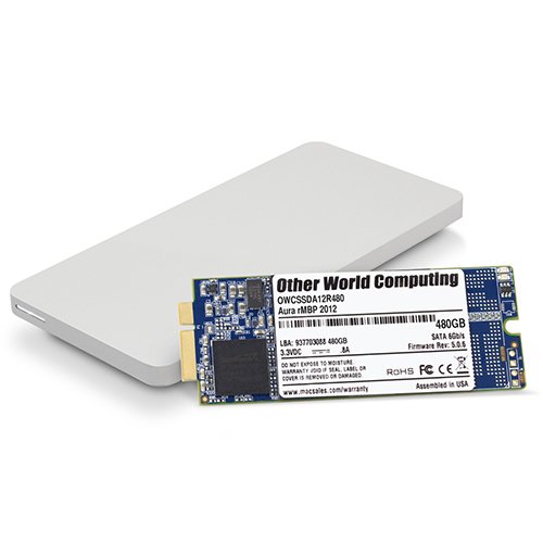 480 GB SSD OWC AURA 6G KIT PRO UPGRADE DE 2012 / PRINCIPIOS DE 2013 MACBOOK PRO CON PANTALLA RETINA