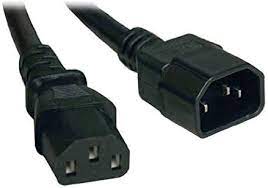 TRIPP LITE CABLE EXTENSIÓN DE ALIMENTACIÓN PARA ORDENADOR 13A, 16 AWG (IEC-320-C14 A IEC-320-C13) 6 PIES (P004-006-13A) NEGRO