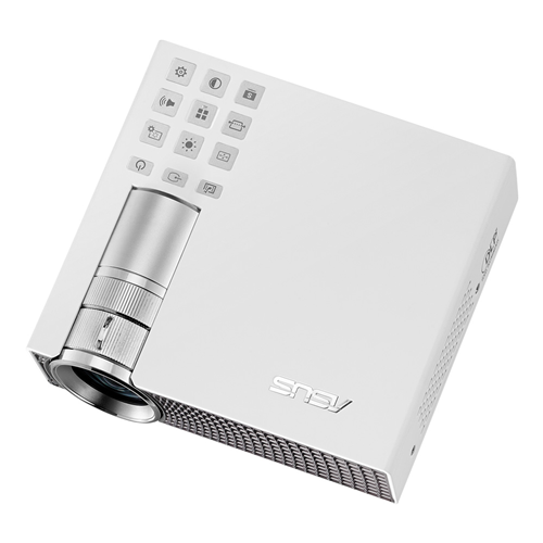 ASUS SC P2B PROYECTOR LED 350 LUMENES HD 1280x800 42 PULGADAS A 1 MTS MINI VGA/HDMI USB LECTOR MICRO SD ALTAVOZ INTEGRADO Y BATERIA INTEGRADA