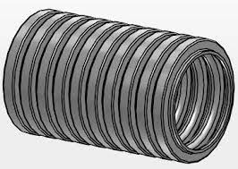 PARAB-36F Highly Flexible conduit with F Profile = narrow corrugations 36mm I.D 30m