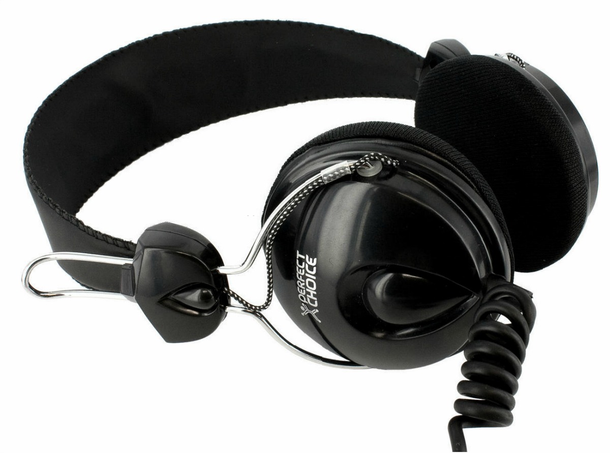 DIADEMA PERFECT CHOICE DE ALTA FIDELIDAD C/CONTROL DE VOLUMEN Y MICROFONO 3.5MM