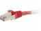 C2g Cable de conexión de red Cat6 Snagless blindado (stp) de 12 pies - Rojo - 852