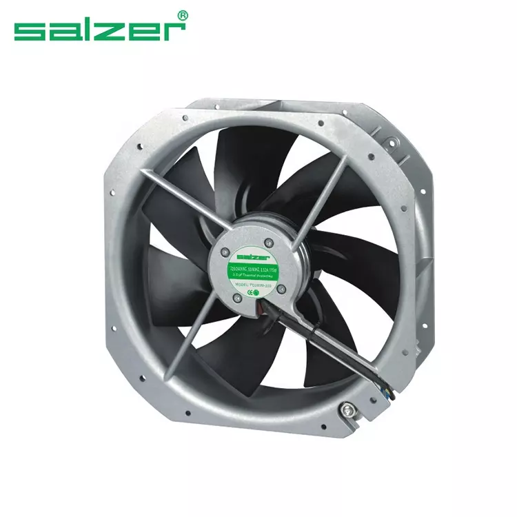 SALZER PD280M-220 AC ventilador de flujo Axial Industrial ventilación del Motor del rotor externo ventilador de refrigeración de escape 280x280X80mm