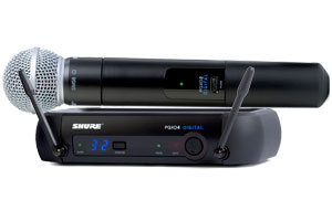 SHURE PGXD24/SM58 MICROFONO DIGITAL INALAMBRICO SISTEMA CON SM58