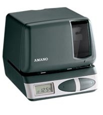 RELOJ CHECADOR MARCA AMANO MODELO PIX-10, PIX-21