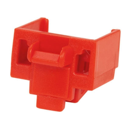 JACK MODULE BLOCKOUT DEVICE INCLUDES ONE REMOVAL TOOL RED 10/PK