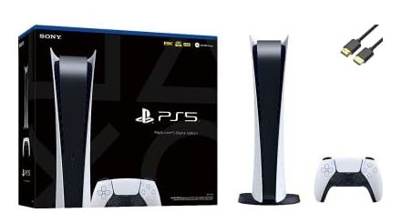 PS5 Playstation 5 Digital Edition Gaming Console - 4K-TV Gaming