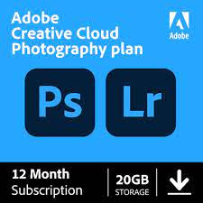 Creative Cloud Photography Plan (20 GB) Photoshop  Lightroom