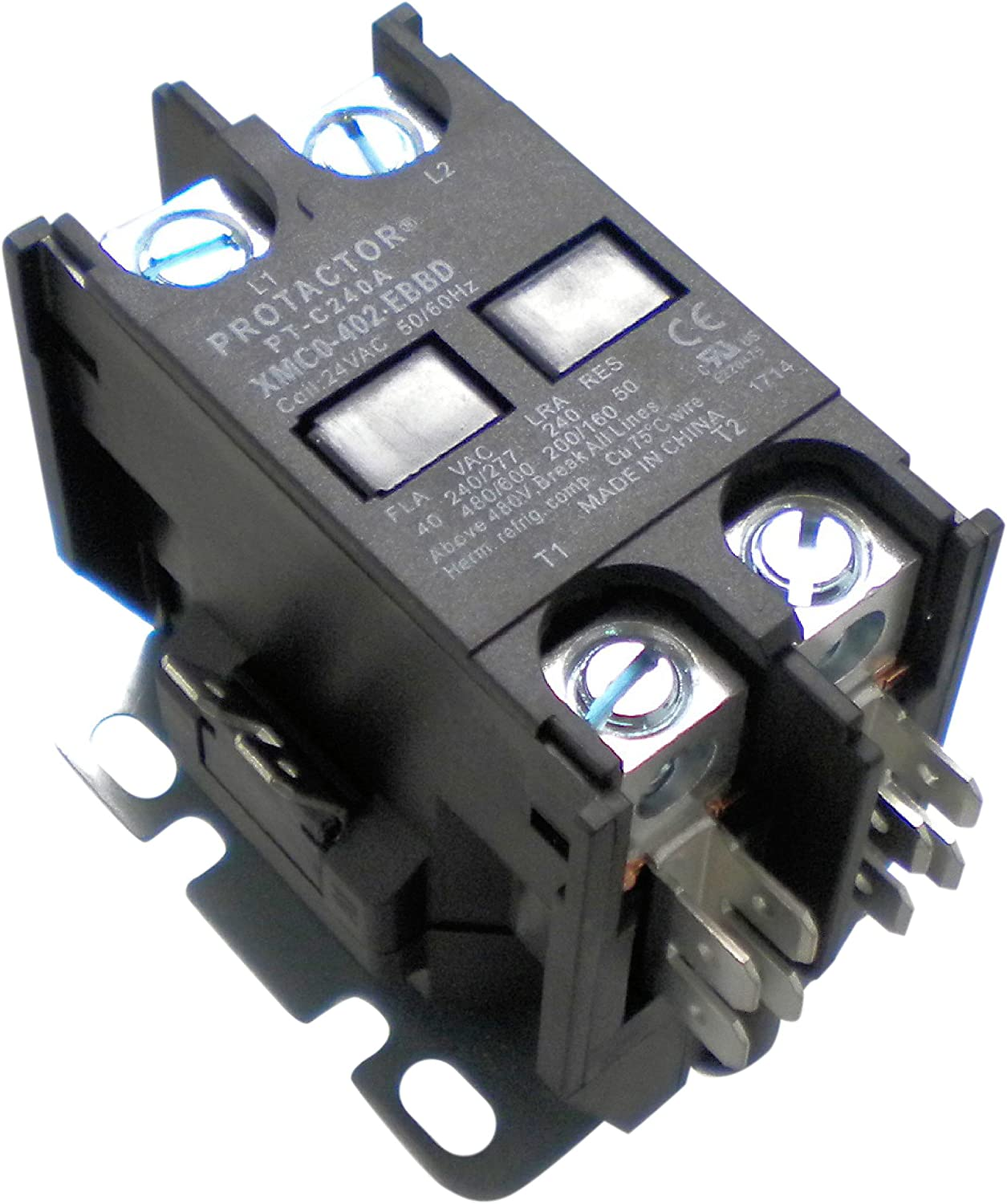 El contactor de CA de alta resistencia Protactor 2 polos 40 AMP
