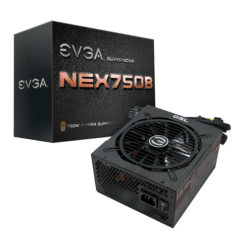 EVGA PW 110-B1-0750-VR SuperNOVA 750 B1, 80+ BRONZE 750W, Semi Modular 24 PIN ATX PCIE 3x8pin (6+2) SATA x 9