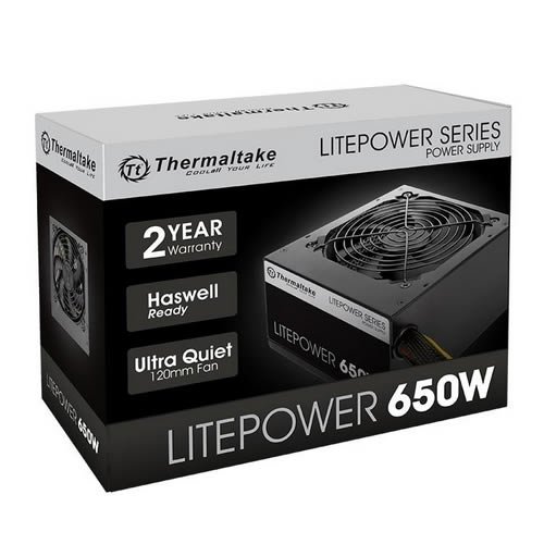 THE PW PS-LTP-0650NPCNUS-F LITEPOWER 650W ATX 12V 2.3 120mm Fan: 1800Â±10% RPM 1xMB 24PIN   2xPCI 6+2PIN
