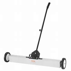 VEVOR 36 inches Magnetic Sweeper with Wheels 55Lbs Rolling Sweeper Lawn Yard Grass QJ8012-36