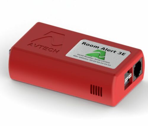 AVTECH Room Alert 3E custom bundle RA3E-ES0-BAS, RMA-DTH-SEN, RMA-F008-SEN