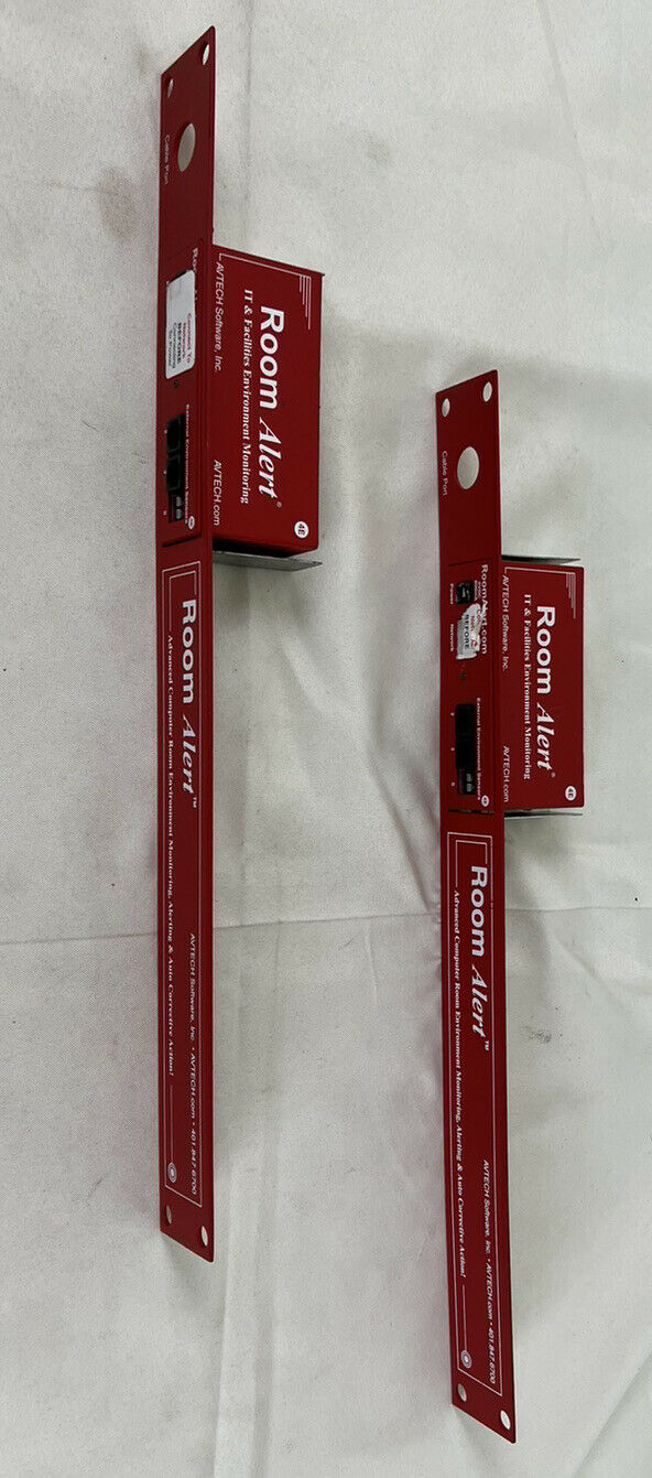 RA4E-ES1-RAS Avtech Room Alert 4E Temperature Monitoring Rack Mount ShipFast (2 PIEZAS) - USADO.