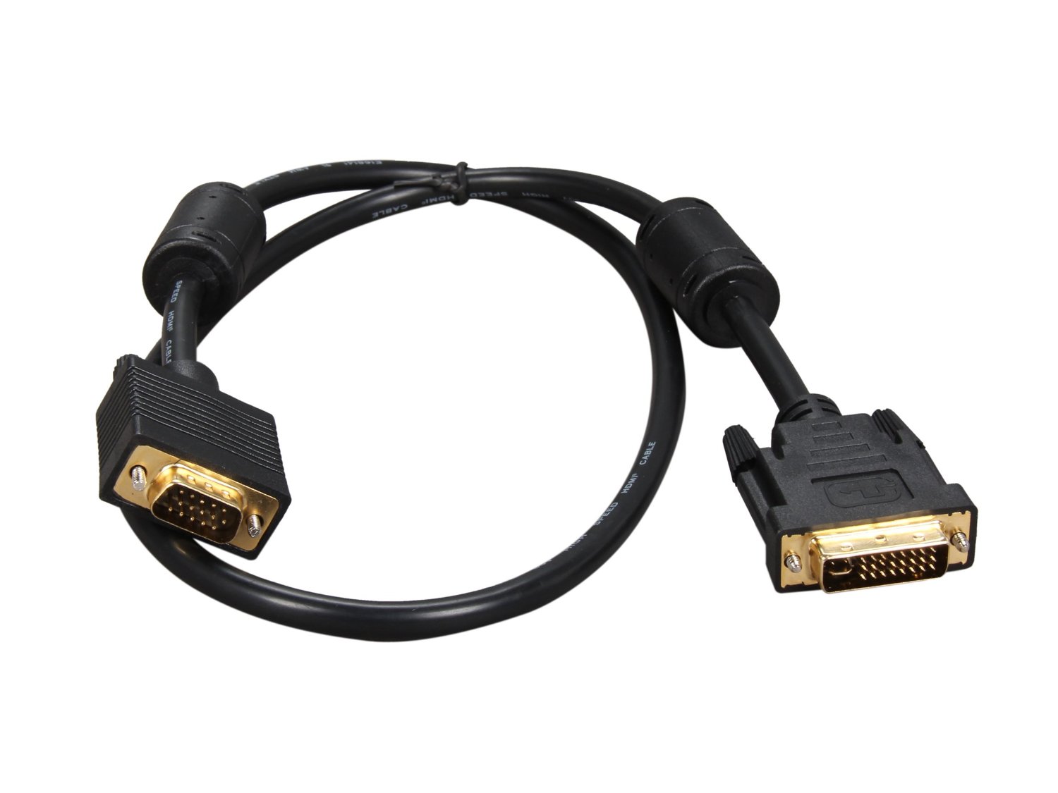 ROSEWILL 3-FT DVI-I MALE TO VGA MALE CABLE (RCDV-11005)