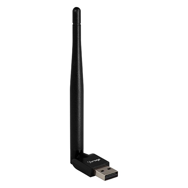 ADAPTADOR VORAGO NW-200 USB CON ANTENA FIJA DE 2DBI/150MBPS/2.4GHZ