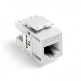 JACK MODULAR QUICKPORT LEVITON BCO CAT 6 (61110-RW6)