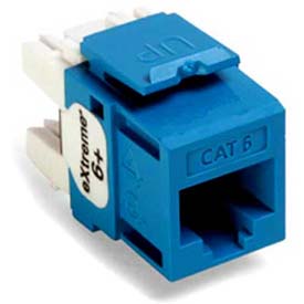 CONECTORE LEVITON QUICKPORT CAT.6 EXTREME 6+ AZUL 61110-RW6