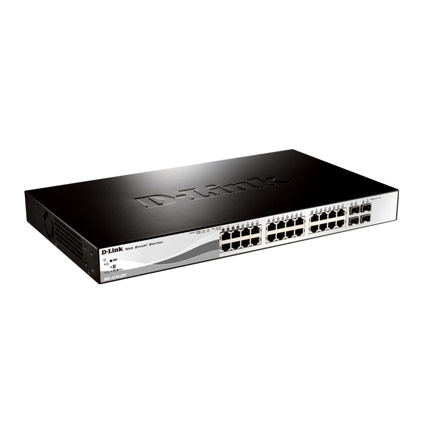 SWITCH GIGABIT DE 24 PUERTOS POE D-LINK/4PORT SFP/RACK/DGS-1210-28P