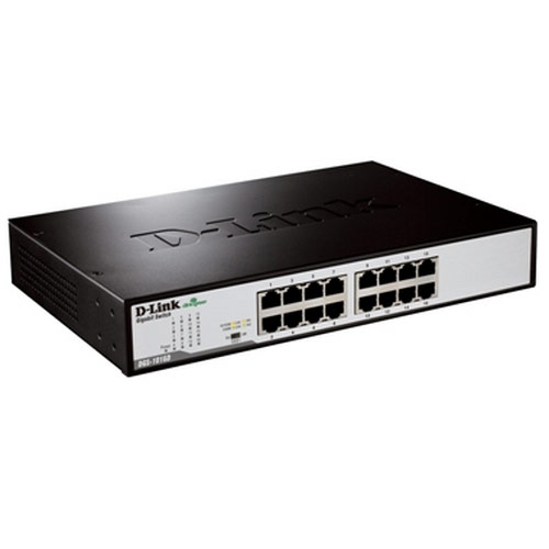 SWITCH GIGABIT DE 16 PUERTOS D-LINK/DESK-RACK/MDI/MDIX/DGS-1016D