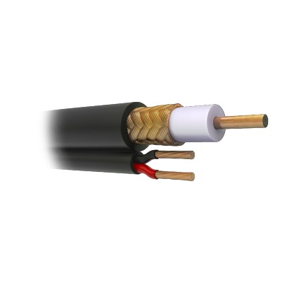 CABLE COAXIAL RG59 SIAMES, 305M, HECHO EN MÉXICO, OPTIMIZADO PARA HD