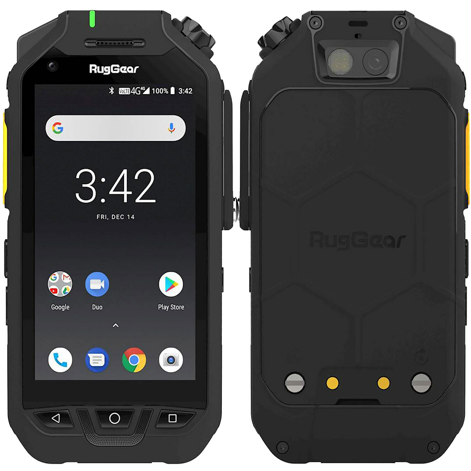BNIB RugGear RG725 PLUS Dual SIM 32GB ROM 3GB Black Factory Unlocked 4G/LTE GSM