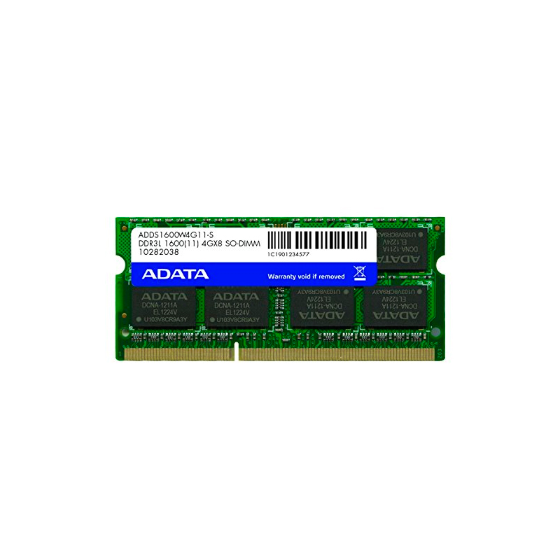 ADATA RM ADDS1600W4G11-S, 4GB, DDR3, SODIMM, LOW VOLTAGE 1.35V