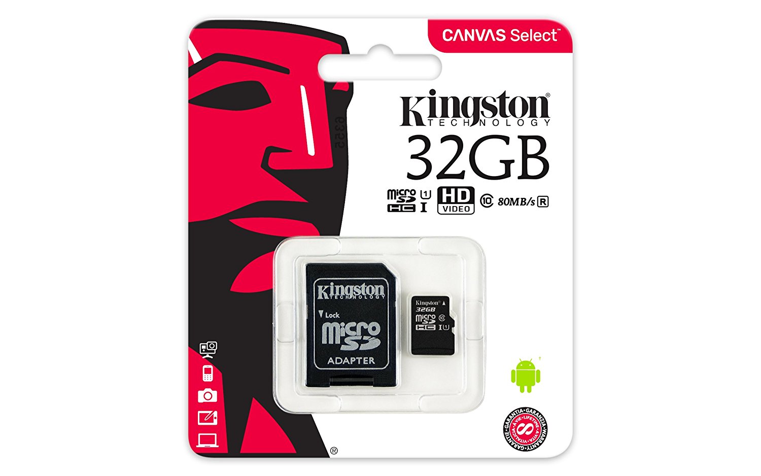 KINGSTON RM SDCS/32GB  MICRO SD 32 GB CLASS 10