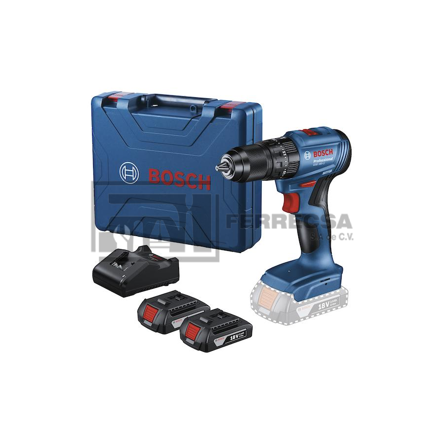 ROTOMARTILLO 12  18V 2 BAT 2AMP 19K31G0 BRUSHLESS GSB185-LI BOSCH