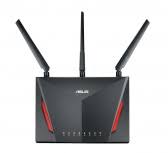 ROUTER ASUS GIGABIT ETHERNET RT-AC86U AC2900 CON AIMESH, 2917 MBIT/S, 4X RJ-45, 2.4/5GHZ, 3 ANTENAS EXTERNAS