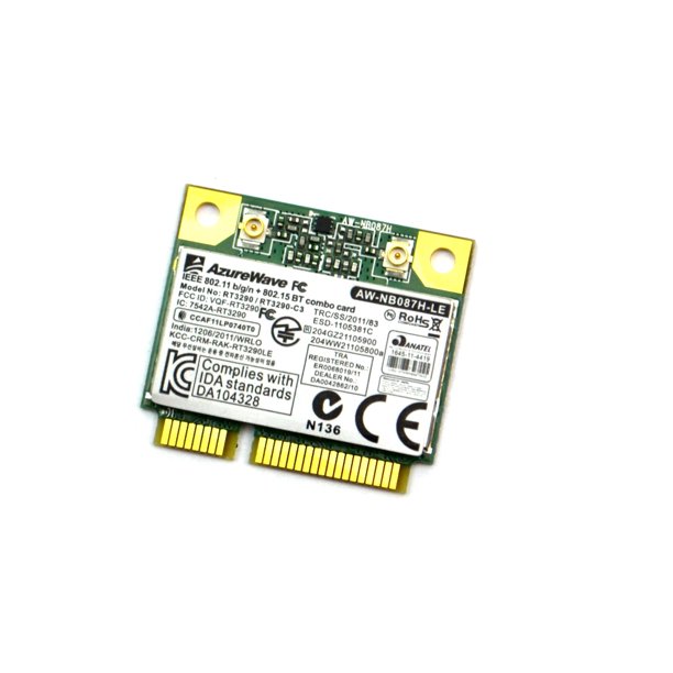 AZUREWAVE MINI PCI-E 802.11 BGN WIRELESS CARD AW-NB087H-LE RT3290 RT3290-C3 USA