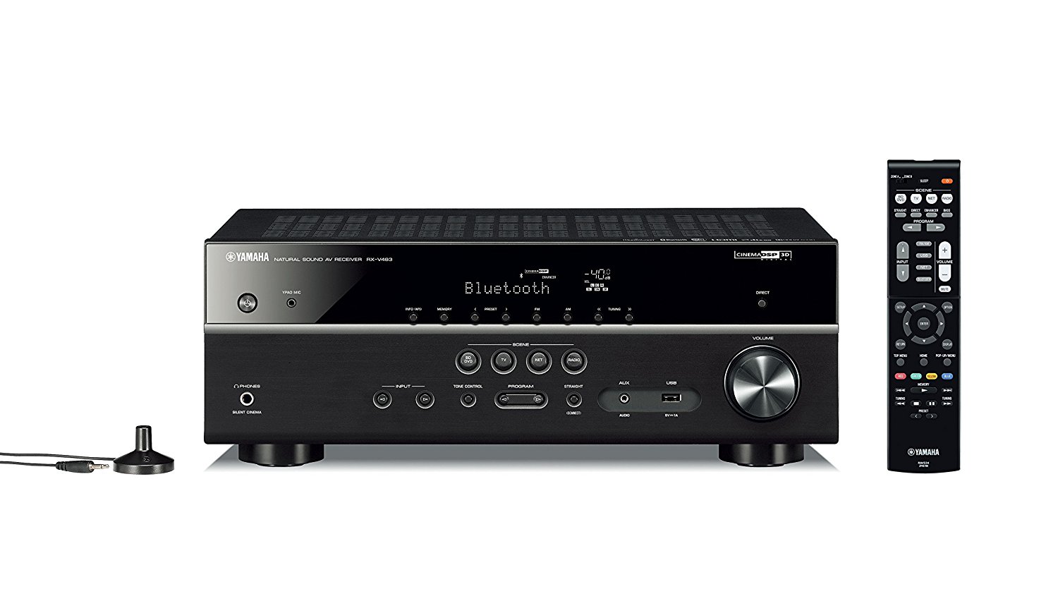 Yamaha RX-V483 70W 5/1channels Surround 3D Negro - Receptor AV (70 W 51 channels Surround 100 W 145 W 150 W)