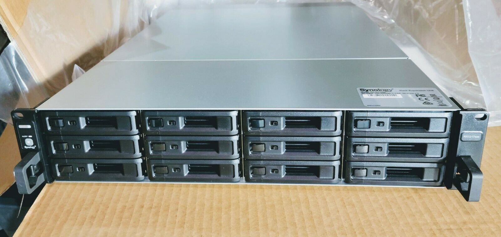 UNIDAD DE EXPANSION SYNOLOGY RX1217SAS DISKLESS RACK STATION 12 BAHIAS