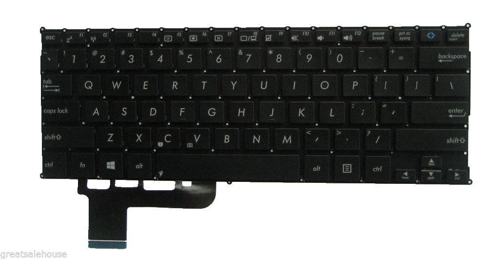 New keyboard Asus VivoBook Q200 Q200E S200 S200E MP-12K13US-920W US layout black