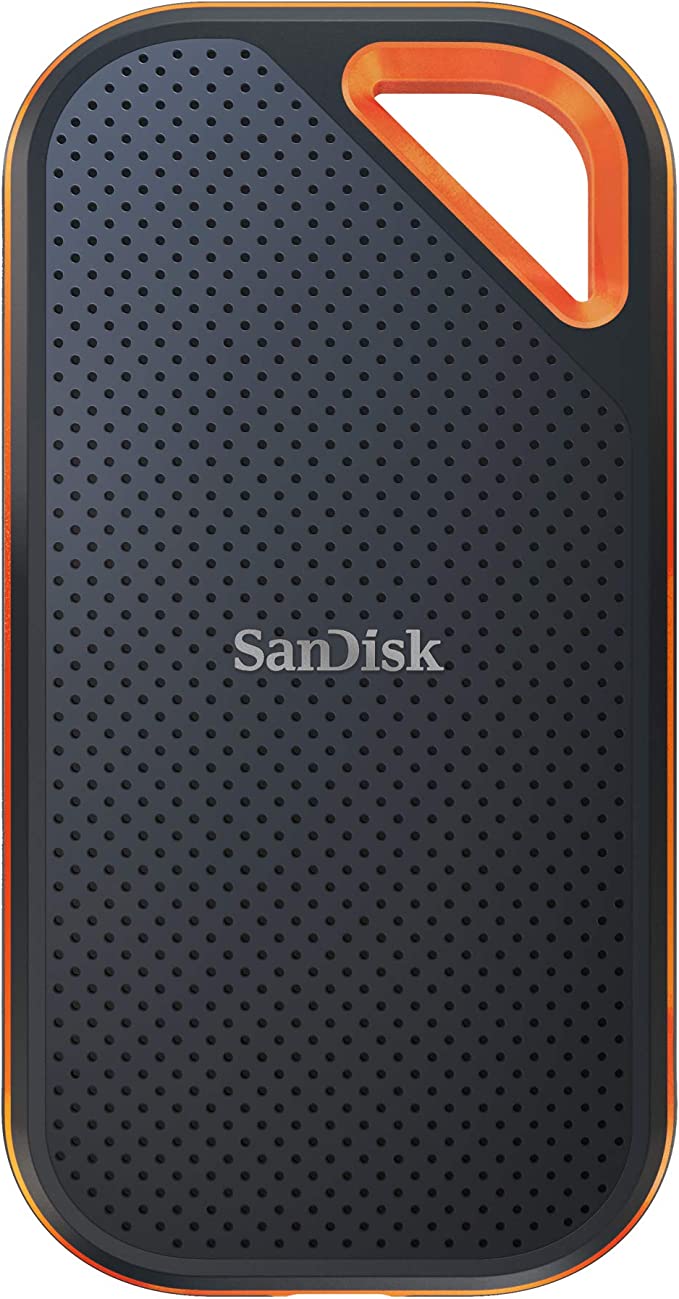 SanDisk SSD portátil Extreme PRO de 4 TB - Hasta 2000 MB/s - USB-C, USB 3.2 Gen 2x2 - Unidad externa de estado sólido - SDSSDE81-4T00-G25