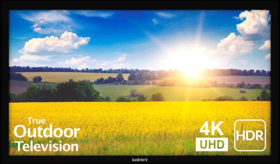 SUNBRITE TV, PRO 2 SERIES 65 INCHES FULL SUN 4K UHR WITH HDR OUTDOOR TV