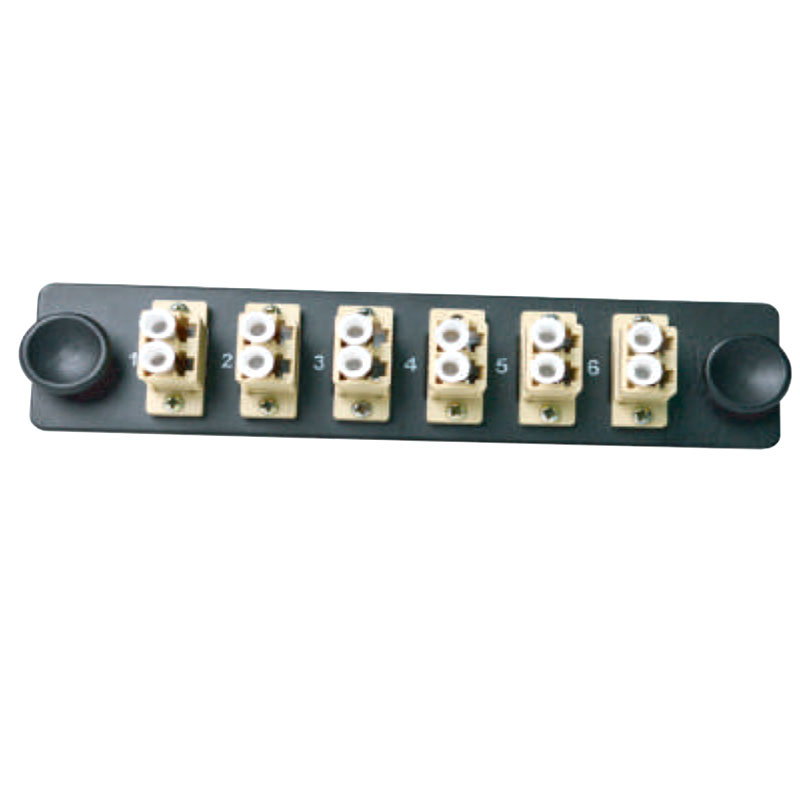 SBE-6LC, Placa con 6 coples LC duplex multimodo