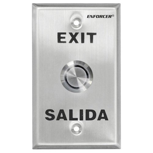 Seco-Larm Enforcer Push-To-Exit Plate, Vandal Resistant (SD-7204SGEX1Q)