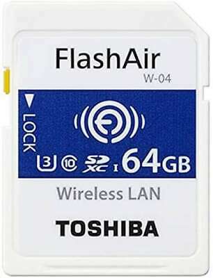 MEMORIA SD TOSHIBA WIFI LAN SDXC CLASE 10 UHS-1Flash Air SD-UWA064G