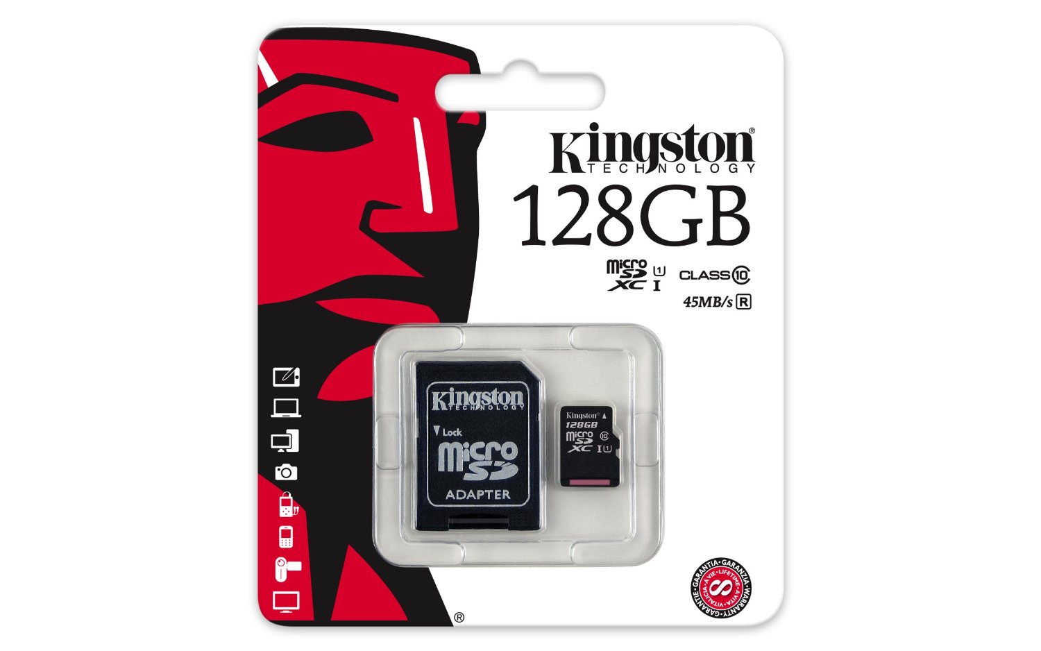 Kingston 128 GB microSDXC SDCA3/128GB