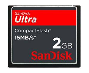 SANDISK ULTRA COMPACT FLASH 2GB CARD - SDCFH-002G-A11