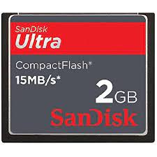 SANDISK ULTRA COMPACTFLASH TARJETA DE MEMORIA DE 2 GB 15MB/S (SDCFH - 002G-U46)